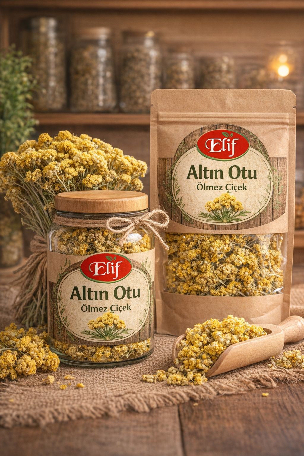 Altın Otu ( Ölmez Çiçek )