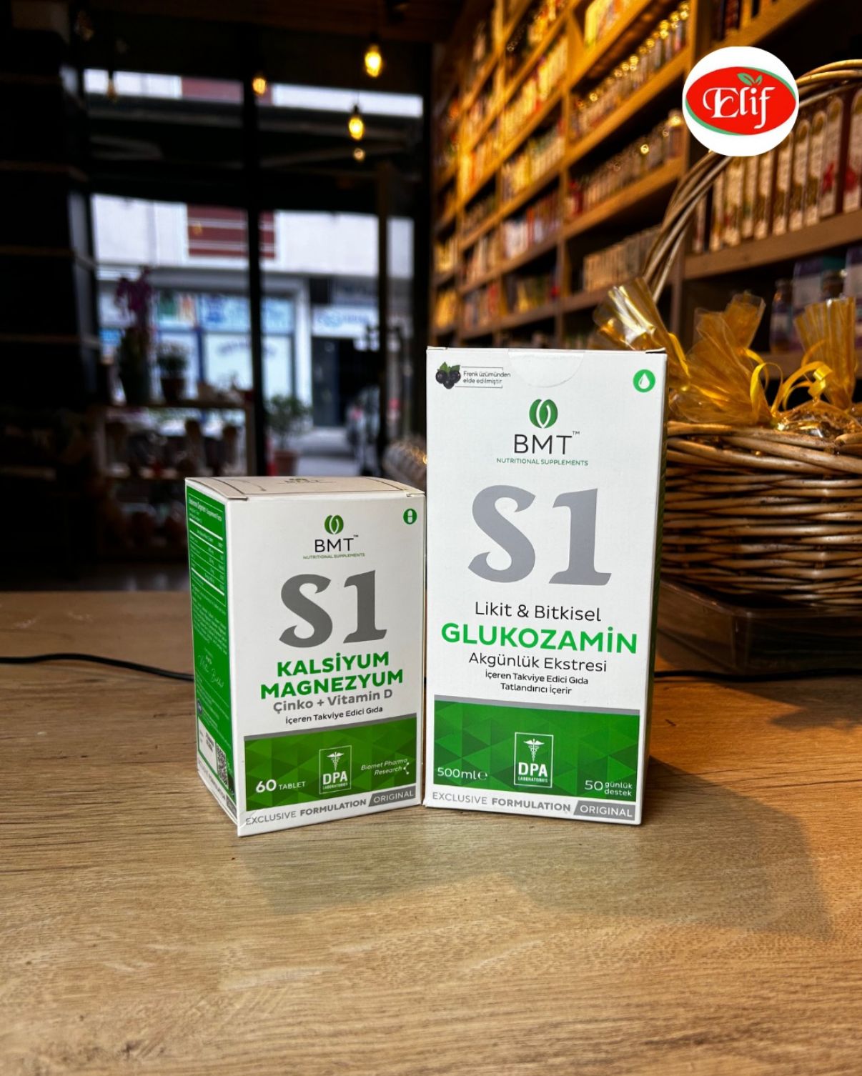S1 Sıvı Glukozomine ( Akgünlük Ekstresi İlaveli )
